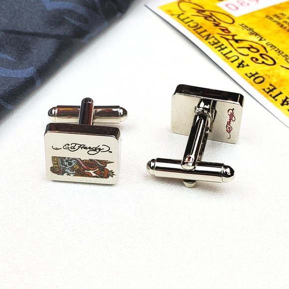 ED HARDY VINTAGE Style Cufflinks /New City Cufflinks /The Best Gift For Men /For - Picture 3 of 7